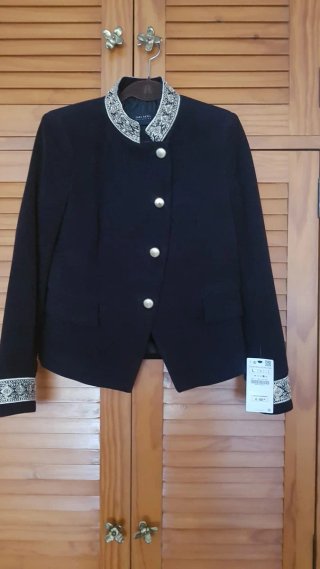 Chaqueta de Terciopelo Negra Zara