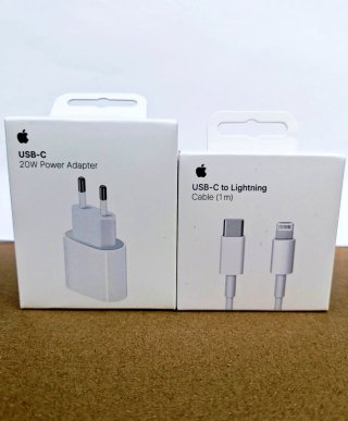 Cargador iPhone y Cable USB-C a Lightning