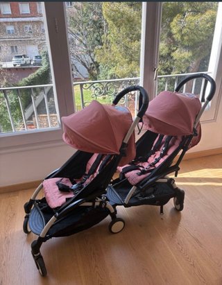 Carrito Gemelar Babyzen YOYO2 Rosa