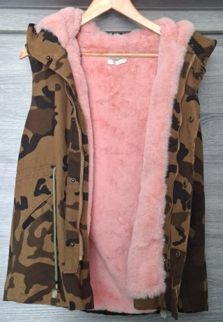 Chaleco Mujer Camuflaje Militar Coconut