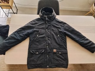 Parka Carhartt Trapper Negra Talla M