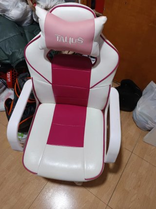 Silla Gaming Talius Blanca y Rosa INFANTIL