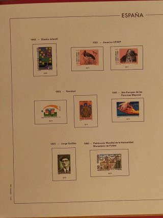Hojas Edifil Sellos España 1950-1993