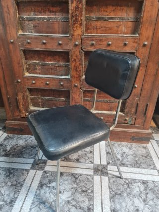 Silla vintage piel