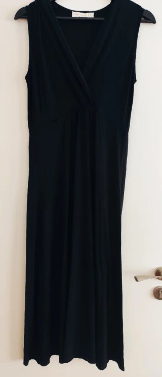 Vestido largo negro El Corte Inglés
