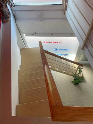 Escalera de Hierro Artesanal de Dos Tramos