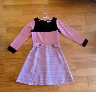 Vestido Vintage Traka Barraka Rosa