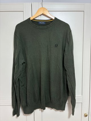 Jersey Fred Perry Verde Talla XL