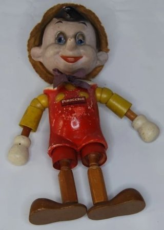 Pupazzo Pinocchio articolato
