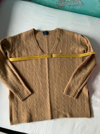 Jersey Polo Ralph Lauren Lana Beige Talla M