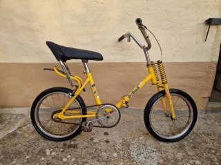 Bicicleta Infantil Plegable BH Amarilla, anni '80