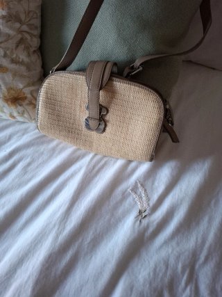 Bolso bandolera Tous de rafia