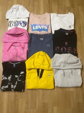 Lote de 9 sudaderas vintage