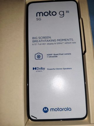 Motorola Moto G35 5G 128GB A ESTRENAR, SI USAR