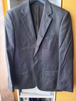 Chaqueta de traje Zara gris