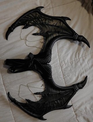 Alas de Dragón o Demonio Negras