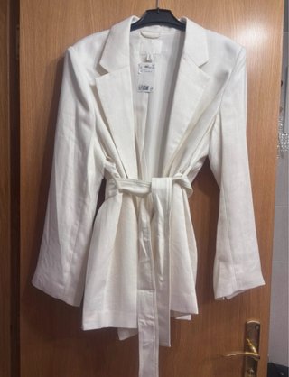 Blazer H&M Blanco