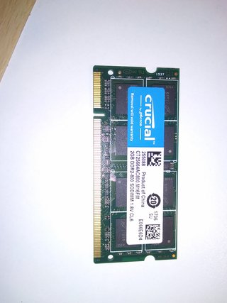 Memoria RAM Crucial 2GB DDR2 SODIMM