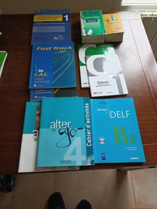 Material idiomas, preparar DELE, DELF, CAE,
