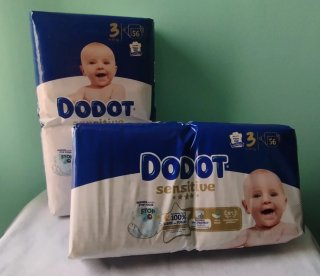 2 Paquetes Dodot Sensitive Talla 3