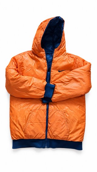 Chaqueta Reversible Nike Naranja y Azul