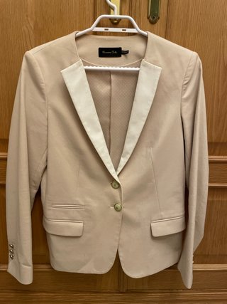 Americana Massimo Dutti Beige Talla M