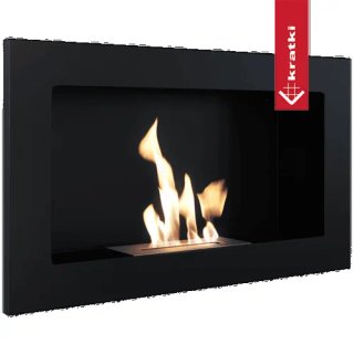 Chimenea de Pared Kratki GOLF 2 negro TÜV