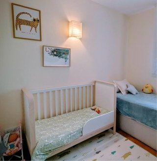 Cuna IKEA Alskvard con colchón