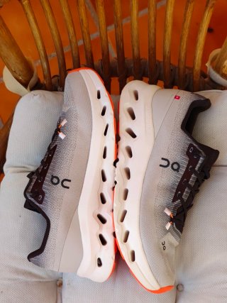 Zapatillas ON Cloudtilt grises y blancas – 45