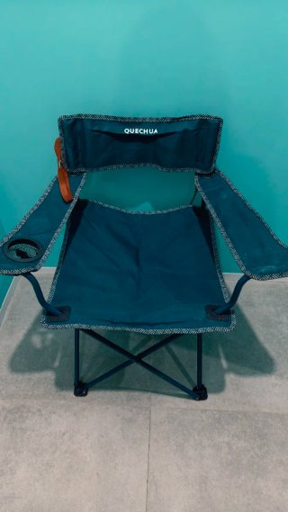 Silla Plegable de Playa Quechua Azul