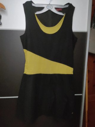 Vestido Skunkfunk Negro y Amarillo