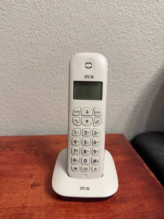 Teléfono inalámbrico SPC blanco
