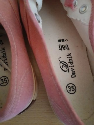 Zapatillas Davidnik Rosa Talla 35