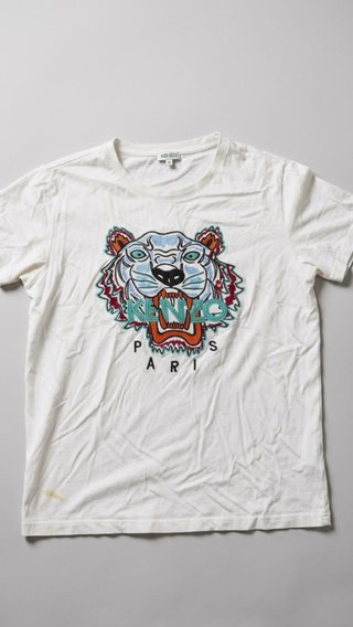 Camiseta Kenzo Blanca Talla M