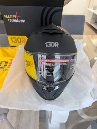 Casco 130R Kashima Negro Mate Talla M