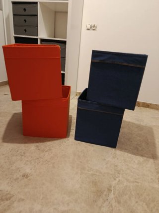 Set de 4 Cajas de Tela IKEA