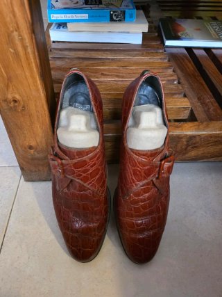 Zapatos de Piel Marrón