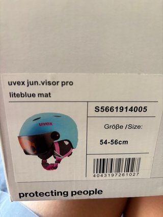Casco de esquí Uvex talla 54-56
