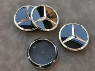 60mm Tapabujes Mercedes Centro de Rueda Llantas
