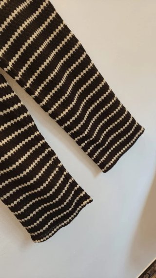 Pantalón de punto estampado.