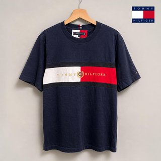Camiseta Tommy Hilfiger Icon Crest Oro - Talla S