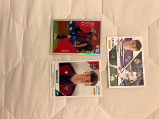 Lote de 3 cromos de Carlos Espí