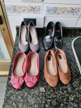 Lote de 4 pares de zapatos talla 36