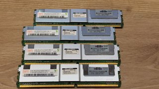 4 Memorias RAM Servidor Hynix HP 2GB DDR2