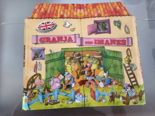 Granja con imanes en inglés