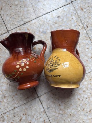 Set de 2 Jarras de Cerámica Artesanales