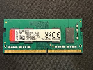 Memoria RAM Kingston 8GB DDR4 3200MHz