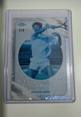 Cromo Carlos Costa Topps Tennis FrozenFractor -2/0