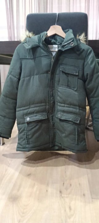 Chaqueta de niño verde