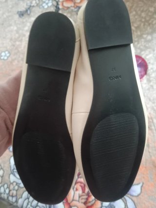 Bailarinas Mango Beige Talla 37
